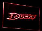 Anaheim Ducks LED Neon Sign USB - Red - TheLedHeroes