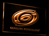 Carolina Hurricanes LED Neon Sign USB - Orange - TheLedHeroes