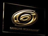 Carolina Hurricanes LED Neon Sign USB - Yellow - TheLedHeroes