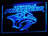 Nashville Predators LED Neon Sign USB - Blue - TheLedHeroes