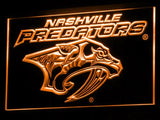 Nashville Predators LED Neon Sign USB - Orange - TheLedHeroes