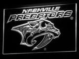 Nashville Predators LED Neon Sign USB - White - TheLedHeroes