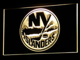 New York Islanders LED Neon Sign USB - Yellow - TheLedHeroes