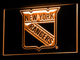 New York Rangers (3) LED Neon Sign Electrical - Orange - TheLedHeroes