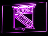 New York Rangers (3) LED Neon Sign Electrical - Purple - TheLedHeroes
