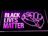 Black Lives Matter LED Sign - Purple - TheLedHeroes