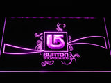 FREE Burton Snowboards LED Sign - Purple - TheLedHeroes