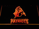 New England Patriots (7) LED Neon Sign Electrical - Orange - TheLedHeroes