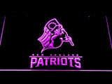 New England Patriots (7) LED Neon Sign USB - Purple - TheLedHeroes