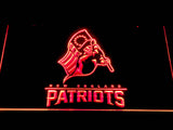 New England Patriots (7) LED Neon Sign Electrical - Red - TheLedHeroes