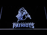 New England Patriots (7) LED Neon Sign USB - White - TheLedHeroes