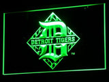 Detroit Tigers Logo (2) LED Neon Sign USB - Green - TheLedHeroes