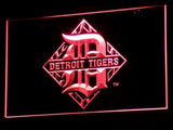 Detroit Tigers Logo (2) LED Neon Sign USB - Red - TheLedHeroes