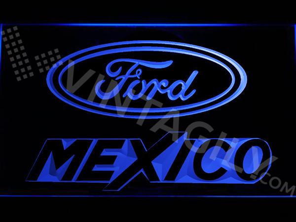 Ford Mexico LED Neon Sign Electrical - Blue - TheLedHeroes