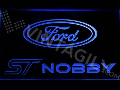 FREE Ford ST Nobby LED Sign - Blue - TheLedHeroes