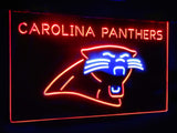 Carolina Panthers Dual Color Led Sign - Normal Size (12x8.5in) - TheLedHeroes