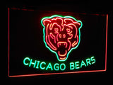 Chicago Bears Dual Color Led Sign - Normal Size (12x8.5in) - TheLedHeroes