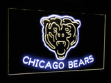 Chicago Bears Dual Color Led Sign - Normal Size (12x8.5in) - TheLedHeroes