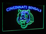 Cincinnati Bengals Dual Color Led Sign - Normal Size (12x8.5in) - TheLedHeroes