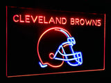 Cleveland Browns Dual Color Led Sign - Normal Size (12x8.5in) - TheLedHeroes