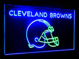 Cleveland Browns Dual Color Led Sign - Normal Size (12x8.5in) - TheLedHeroes