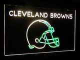 Cleveland Browns Dual Color Led Sign - Normal Size (12x8.5in) - TheLedHeroes