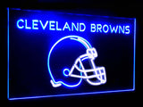 Cleveland Browns Dual Color Led Sign - Normal Size (12x8.5in) - TheLedHeroes