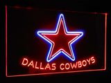 Dallas Cowboys Star Dual Color Led Sign - Normal Size (12x8.5in) - TheLedHeroes