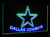 Dallas Cowboys Star Dual Color Led Sign - Normal Size (12x8.5in) - TheLedHeroes