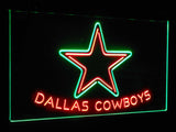 Dallas Cowboys Star Dual Color Led Sign - Normal Size (12x8.5in) - TheLedHeroes