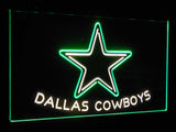 Dallas Cowboys Star Dual Color Led Sign - Normal Size (12x8.5in) - TheLedHeroes