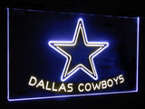 Dallas Cowboys Star Dual Color Led Sign -  - TheLedHeroes