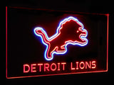 Detroit Lions Dual Color Led Sign - Normal Size (12x8.5in) - TheLedHeroes