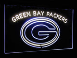 Green Bay Packers Dual Color Led Sign - Normal Size (12x8.5in) - TheLedHeroes