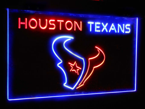 Houston Texans Dual Color Led Sign -  - TheLedHeroes