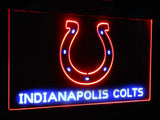 Indianapolis Colts Dual Color Led Sign - Normal Size (12x8.5in) - TheLedHeroes