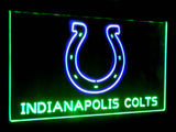 Indianapolis Colts Dual Color Led Sign - Normal Size (12x8.5in) - TheLedHeroes