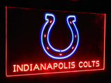 Indianapolis Colts Dual Color Led Sign - Normal Size (12x8.5in) - TheLedHeroes