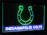 Indianapolis Colts Dual Color Led Sign - Normal Size (12x8.5in) - TheLedHeroes