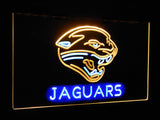 Jacksonville Jaguars Dual Color Led Sign - Normal Size (12x8.5in) - TheLedHeroes