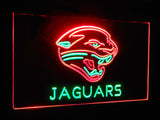 Jacksonville Jaguars Dual Color Led Sign - Normal Size (12x8.5in) - TheLedHeroes