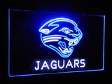 Jacksonville Jaguars Dual Color Led Sign - Normal Size (12x8.5in) - TheLedHeroes