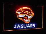 Jacksonville Jaguars Dual Color Led Sign - Normal Size (12x8.5in) - TheLedHeroes