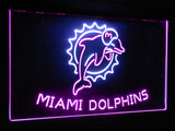 Miami Dolphins Dual Color Led Sign -  - TheLedHeroes