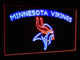 Minnesota Vikings Dual Color Led Sign - Normal Size (12x8.5in) - TheLedHeroes