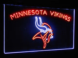 Minnesota Vikings Dual Color Led Sign - Normal Size (12x8.5in) - TheLedHeroes