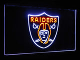 Oakland Raiders Dual Color Led Sign - Normal Size (12x8.5in) - TheLedHeroes