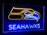 Seattle Seahawks 2 Dual Color Led Sign - Normal Size (12x8.5in) - TheLedHeroes