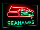 Seattle Seahawks 2 Dual Color Led Sign - Normal Size (12x8.5in) - TheLedHeroes