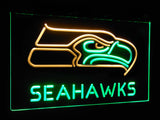 Seattle Seahawks 2 Dual Color Led Sign - Normal Size (12x8.5in) - TheLedHeroes